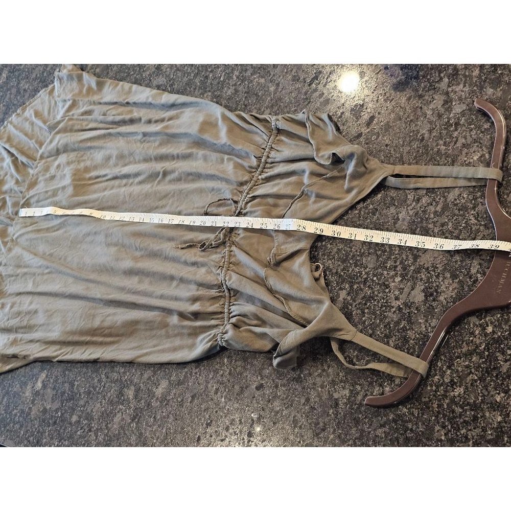 Torrid Olive Green Ruffle Top Hi-Low Synch-Waist Dress Size L (0X) - Picture 6 of 13